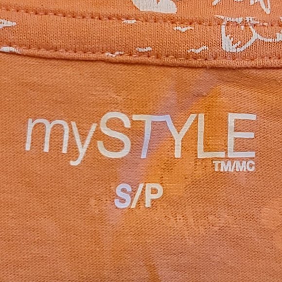 ๐2 for $20!๐ My Style Salmon Tropical Print T Shirt - Picture 4 of 6